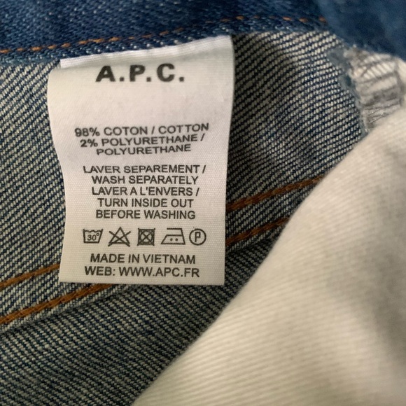 NWT APC Jean Etroit Court mid rinse ankle size 25” - Picture 5 of 9